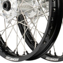 Axiom KTM / Husqvarna 85cc 2004-20 SW Black Rim / Silver Hub 17x1.4/14x1.60 Complete Wheel Set-4