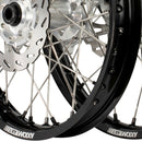 Axiom KTM 125-530 EXC-EXC-F 2003-24 Black Rim / Silver Hub / Black Nipples 21x1.6/18x2.15 Wheel Set with Discs-5