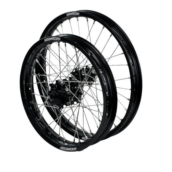Axiom Sur Ron Light Bee 19x1.6/19x1.6 Black Rim / Black Hub Wheel Set