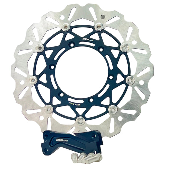 Axiom Wave 320mm Disc & Caliper Adaptor Bracket - Yamaha WR250F 2017-19, WR450F 2016-18