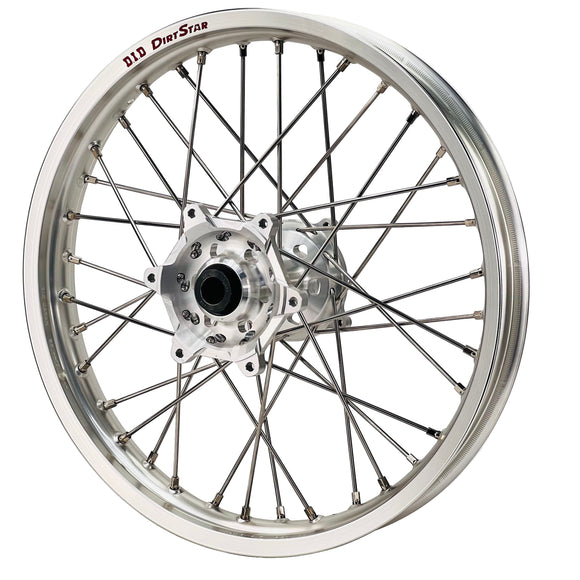 Axiom/DID KTM / Husqvarna / Gas Gas 2003-26 Silver Rim / Silver Hub 19x2.15 Motocross Rear Wheel