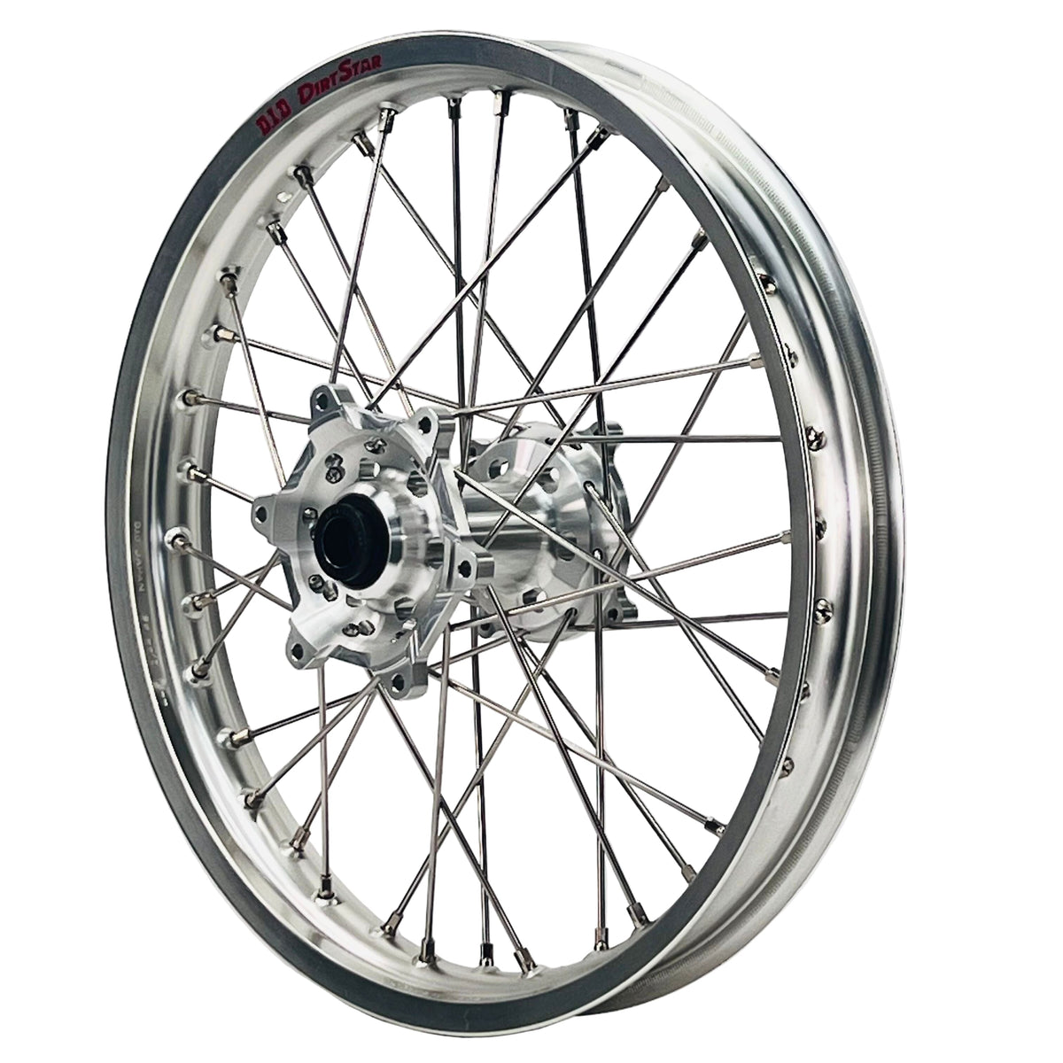 Axiom/DID Honda CR125-250 2002-07, CRF250-450R 2002-13 Silver Rim / Si ...