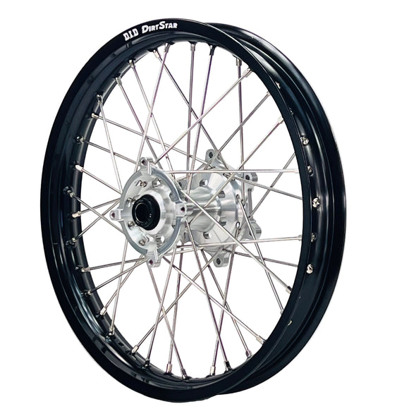 Axiom/DID KTM / Husqvarna / Gas Gas 2003-26 Black Rim / Silver Hub 18x2.15 Enduro Rear Wheel
