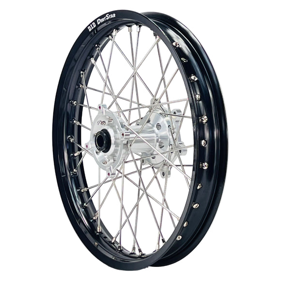 Axiom/DID Yamaha / Suzuki YZ85LW/RM85 1993-26 BW Black Rim / Silver Hub 16x1.85 Motocross Rear Wheel