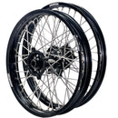 Axiom Suzuki DRZ400E 2000-26 Black Rim / Black Hub 21x1.6/18x2.15 Enduro Wheel Set-1
