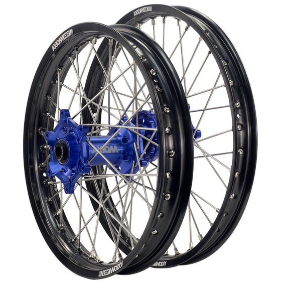 Axiom Honda CRF250-450R 2014-26 Black Rim / Blue Hub 21x1.6/19x2.15 Motocross Wheel Set