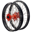 Axiom KTM / Husqvarna / GasGas 2003-26 Black Rim / Orange Hub 21x1.6/18x2.15 Enduro Wheel Set-1