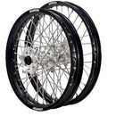 Axiom Kawasaki KX-KXF 2006-26 Black Rim / Silver Hub 21x1.6/19x2.15 Motocross Wheel Set-1