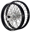 Axiom Yamaha WR250-450F 2019-26 Black Rim / Silver / Black Nipples 21x1.6/18x2.15 Enduro Wheel Set-2