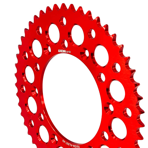 Axiom Honda 48t  CR / CRF / CRF-X / CRF-RX / XR Red Alloy Rear Sprocket