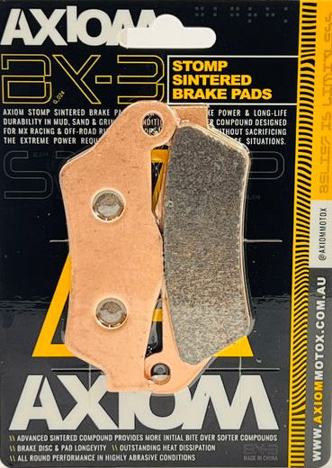 Axiom KTM - Husqvarna - Gas Gas - Husaberg - Sherco - Triumph Sintered Front Brake Pads