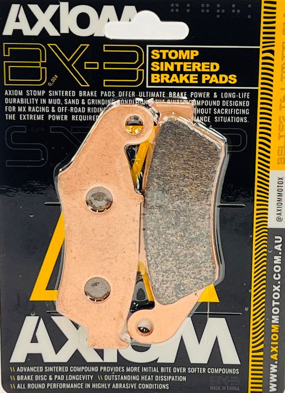 Axiom Honda - Kawasaki - Suzuki - Yamaha - Beta - GasGas - Reiju Sintered Front Brake Pads
