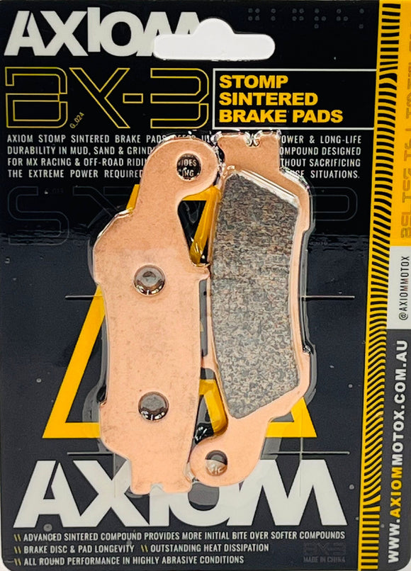 Axiom Yamaha YZ-YZF-WR-WRF 2008-2021 Sintered Rear Brake Pads