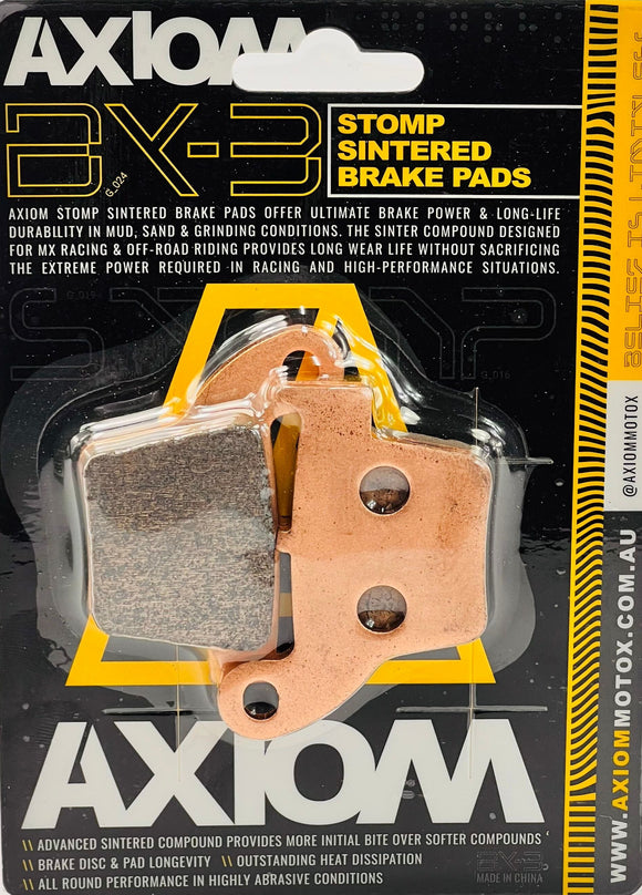 Axiom Honda CR / CRF / CRF-X / CRF-RX / CRF-RL Sintered Rear Brake Pads