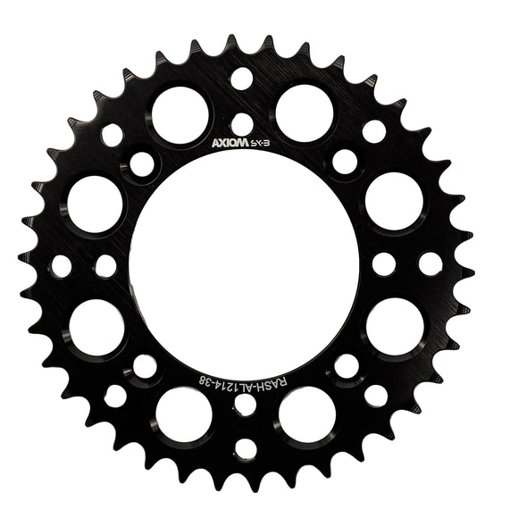 Axiom Honda 38t CRF 70-80-110F / XR70-80 Black Alloy Rear Sprocket