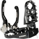 Axiom Kawasaki KX250F-KX250X 21-24 / KX450F 19-23 / KX450X 22-23 Black Brake & Clutch Lever / Footpeg Kit-1