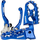 Axiom Husqvarna TC85 2018-2024 Blue Brake & Clutch Lever / Footpeg Kit-1