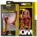 Axiom KTM SX-SXF 2023-24 / EXC-EXCF 2024 Orange Brake & Clutch Lever / Footpeg Kit-2