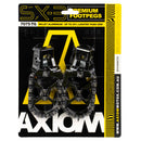 Axiom Honda CR125-250 02-07, CRF250-450 2004-23 Black Footpegs-5