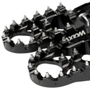 Axiom Honda CR125-250 02-07, CRF250-450 2004-23 Black Footpegs-4