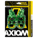 Axiom Kawasaki KX250-450F 2007-23 Green Footpegs-2
