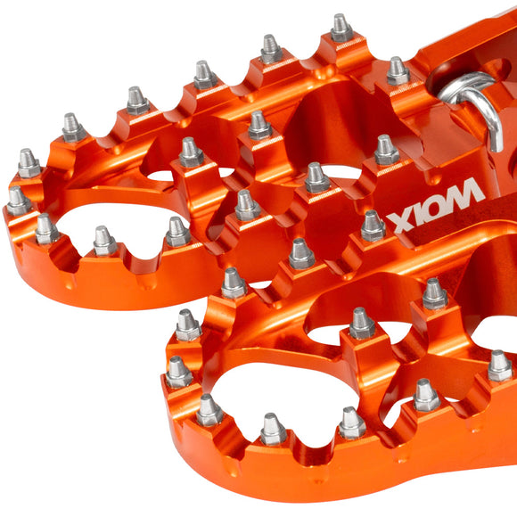 Axiom  KTM - Husqvarna - GasGas 1998-2024 Orange Footpegs
