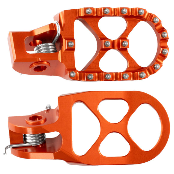 Axiom KTM SX-SXF / Husqvarna TC-FC 16-23 / GasGas MC-EX 21-23 Orange Footpegs