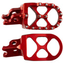 Axiom Honda CR125-250 02-07, CRF250-450 2004-23 Red Footpegs-2
