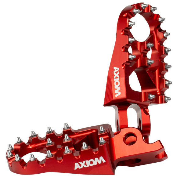 Axiom Beta RR 2St / 4St 2020-23 Red Footpegs