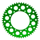 Axiom Kawasaki 48t  KX125-250-500, KX250-450F, KLX450 Green Alloy Rear Sprocket-2
