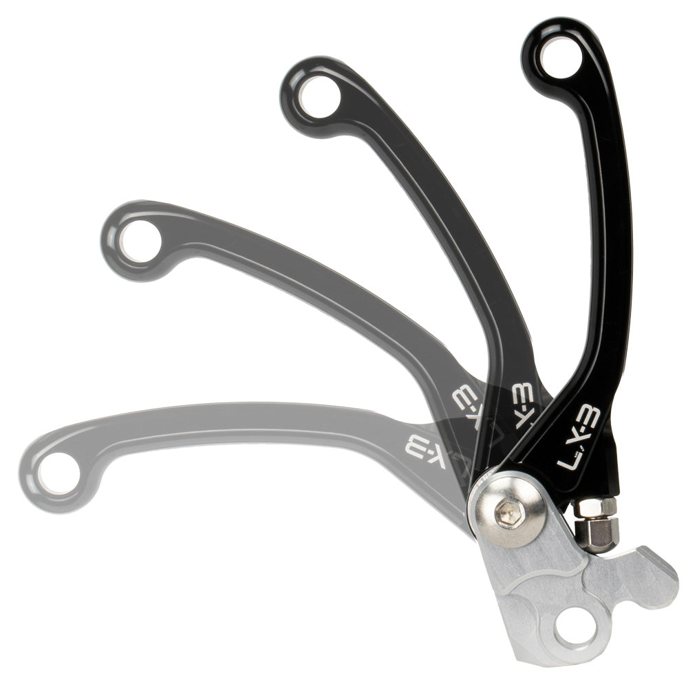 Axiom Black Yamaha YZ80 / Suzuki RM85-125-250 Flex Lever Set