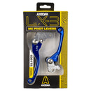 Axiom Blue Yamaha WRF250-450 05-15 / Kawasaki KLX450 08-23 Flex Lever Set-2