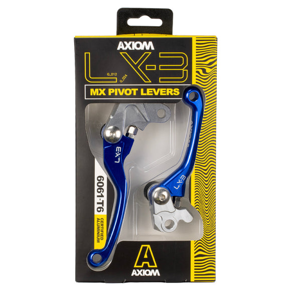 Axiom Blue Yamaha WR 250-450F 16-23 Flex Lever Set