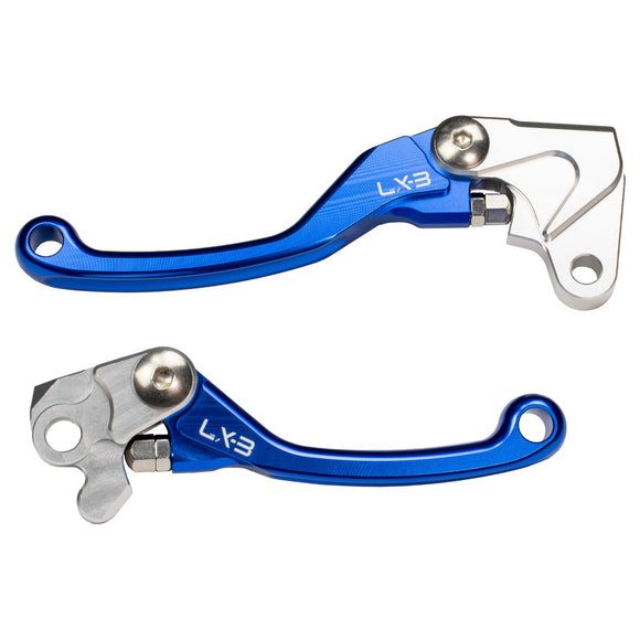 Axiom Blue Yamaha YZ-YZF 09-23 Flex Lever Set