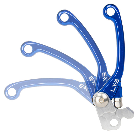 Axiom Blue Yamaha WRF250-450 05-15 / Kawasaki KLX450 08-23 Flex Lever Set