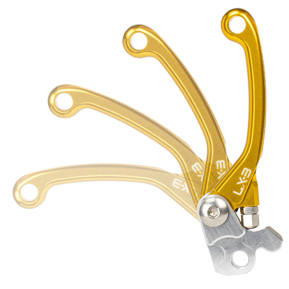 Axiom Gold Kawasaki KX-KXF / Suzuki RMZ Flex Lever Set