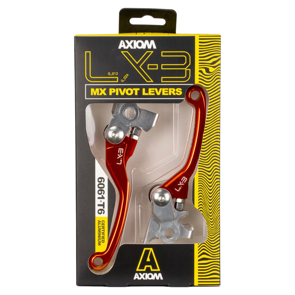 Axiom Orange KTM-Husqvarna 06-13 Flex Lever Set