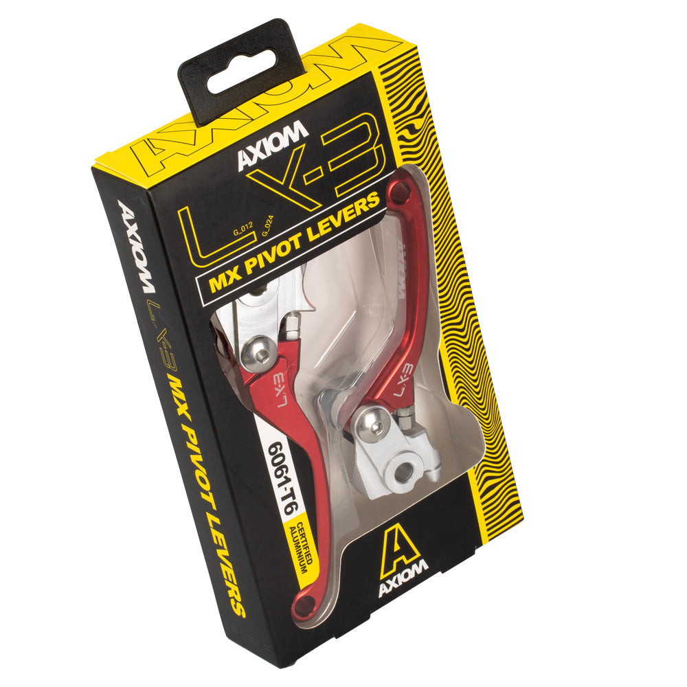 Axiom Red Honda CR-CRF Flex Lever Set