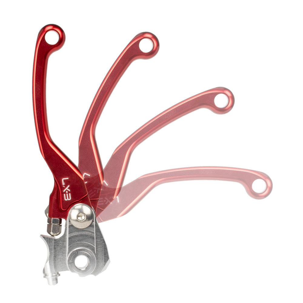Axiom Red Honda CR-CRF-CRF-X Flex Lever Set