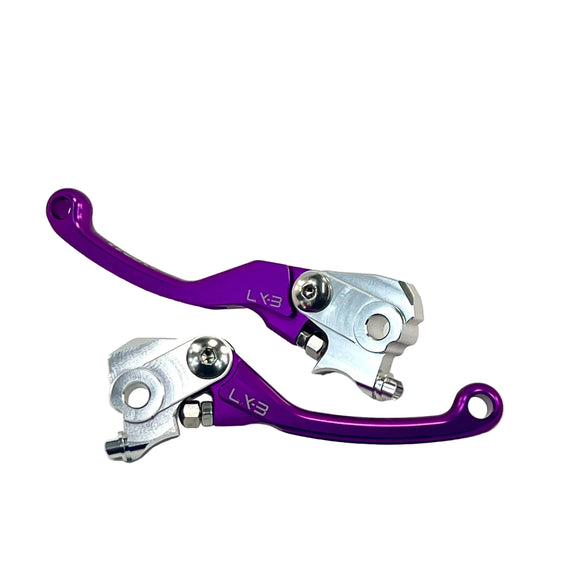 Axiom Purple KTM 65-85 LX-3 Flex Lever Set