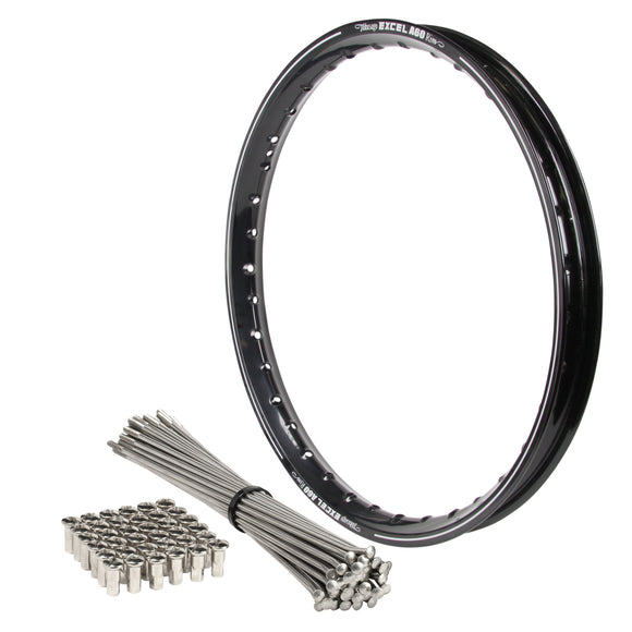 Husaberg FE 2005-2014 (21x1.6) OEM Front Bulldog Spoke Set & A60 Excel Rim