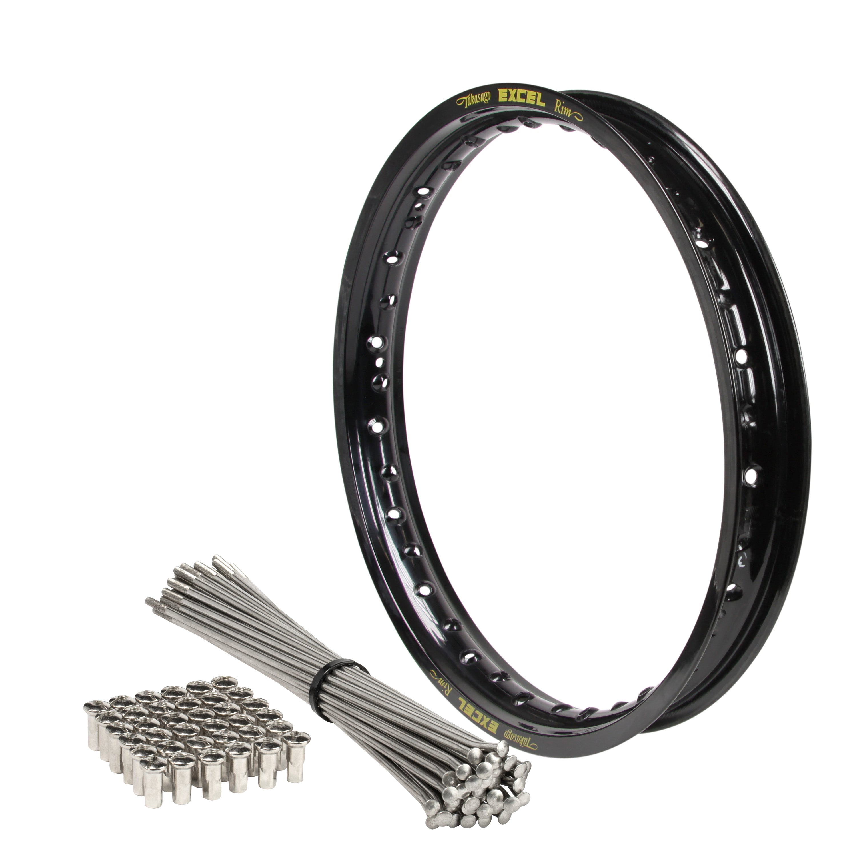 Excel Rear Supermoto Rim 17x4.25 Black Universal