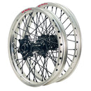 DID DirtStar / Axiom Kawasaki KX-KXF 2006-26 Silver Rim / Black Hub / Black Spokes / Black Nipples 21x1.6/19x2.15 Motocross Wheel Set-1