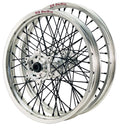 DID DirtStar / Axiom Yamaha YZ-YZF 2009-26 Silver Rim / Silver Hub / Black Spokes / Black Nipples 21x1.6/18x2.15 Enduro Wheel Set-2