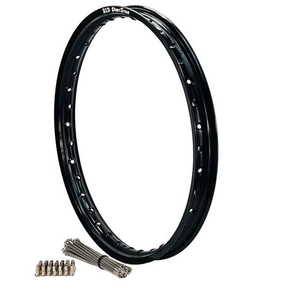HONDA XR250R 1999 Front 21x1.60 36h DID Black Rim and Spoke Kit