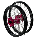 ENVY/DID STX KTM SX-SXF. HQVA TC-FC, Gas Gas MC 125-450 2023-2025 21/19x2.15 Black / Hot Pink Wheel Set-2