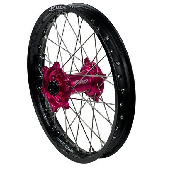 ENVY/DID STX KTM EXC-EXCF. HQVA TE-FE, Gas Gas EC 125-450 2024-2025 21/18x2.15 Black / Hot Pink Wheel Set
