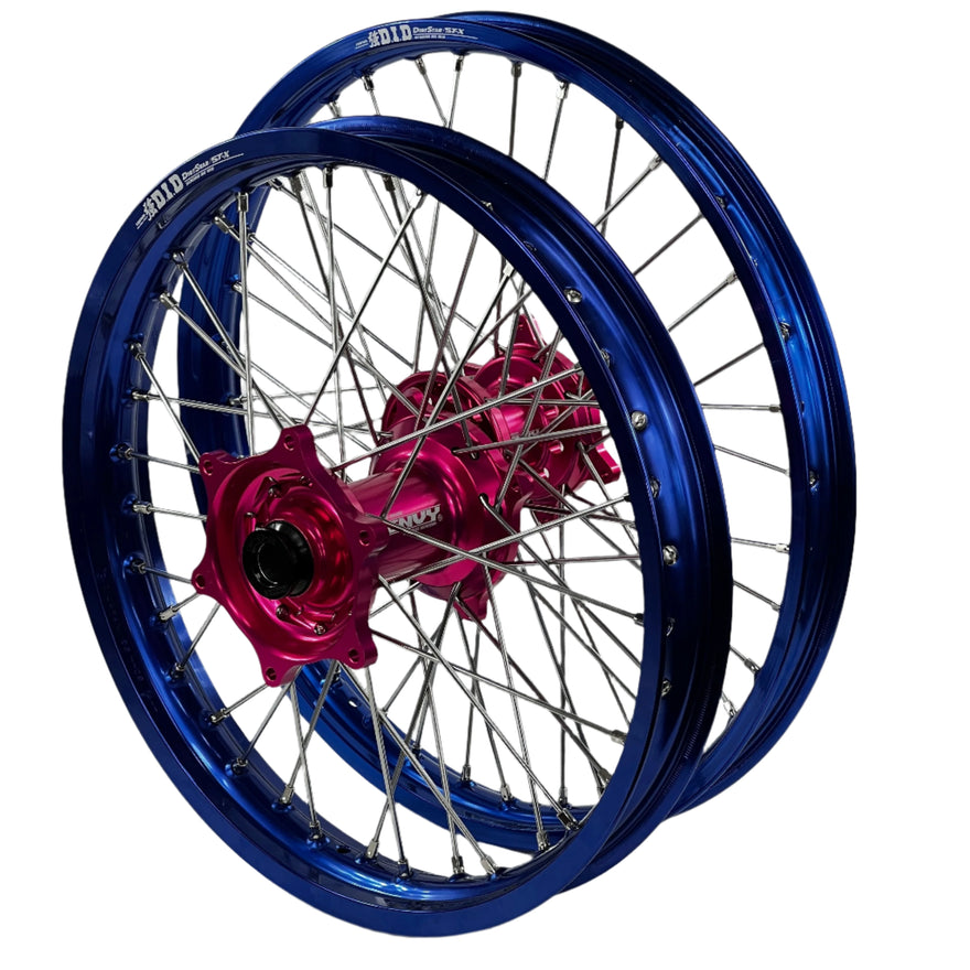 ENVY/DID STX KTM EXC-EXCF 125-450 2003-2013 21/18x2.15 Blue / Hot Pink ...