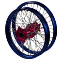 ENVY/DID STX Yamaha YZ125-250 2008-2025 21/19x2.15 Blue / Hot Pink Wheel Set-2