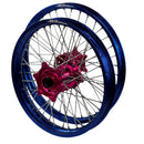 ENVY/DID STX KTM SX-SXF. HQVA TC-FC, Gas Gas MC 125-450 2023-2025 21/19x2.15 Blue / Hot Pink Wheel Set-3